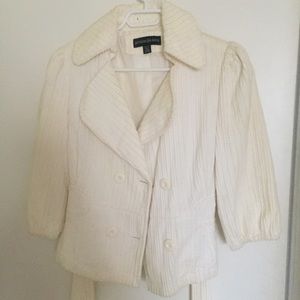 Corduroy Jacket With Belt